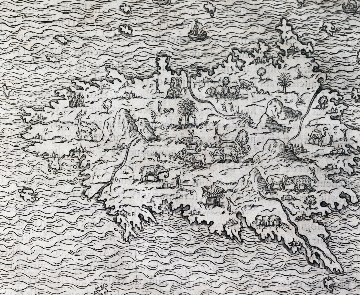 Sumatra Haritası, gravür Andre Thevet (1504-1592), Paris, Fransa by Andre Thevet