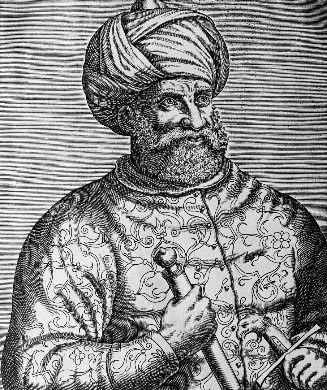 Barbarossa (1465-1546), Türk korsanı ve amiral olarak bilinen Khayr al-Din