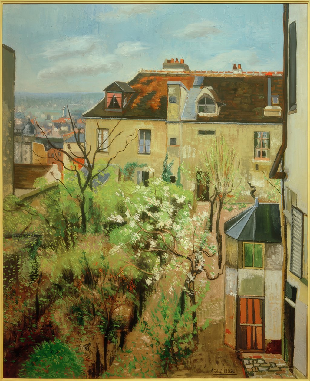 Utrillo evinin bahçesi by Andre Utter