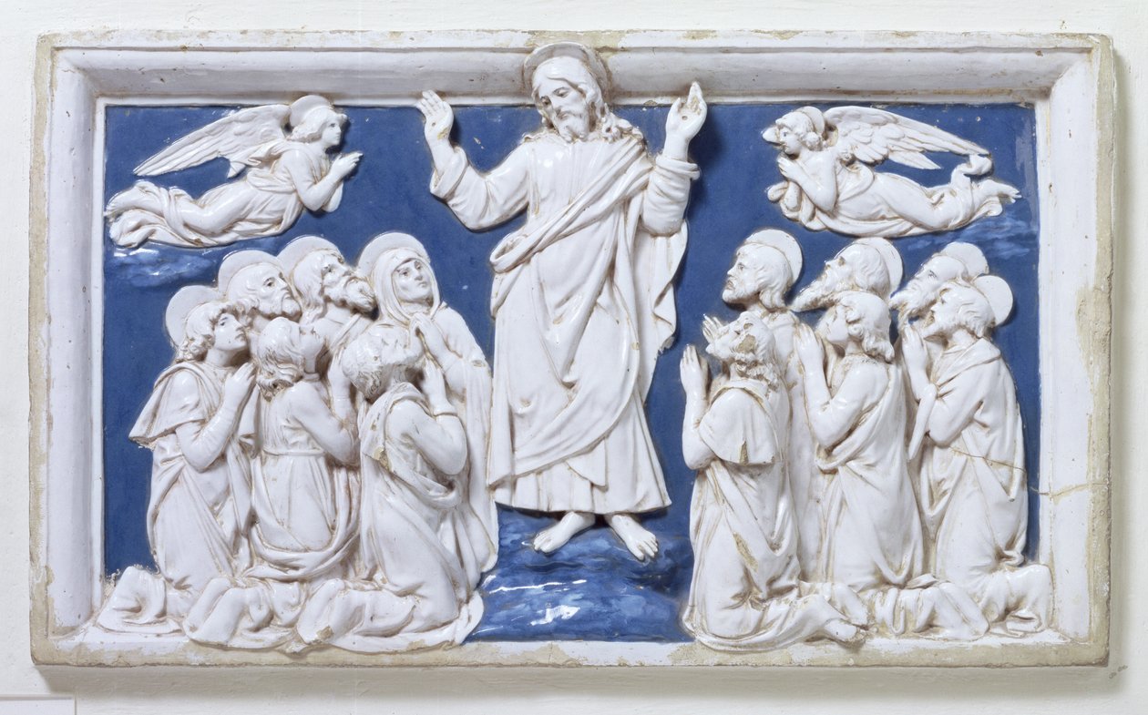 Yükseliş (sırlı pişmiş toprak) by Andrea Della Robbia