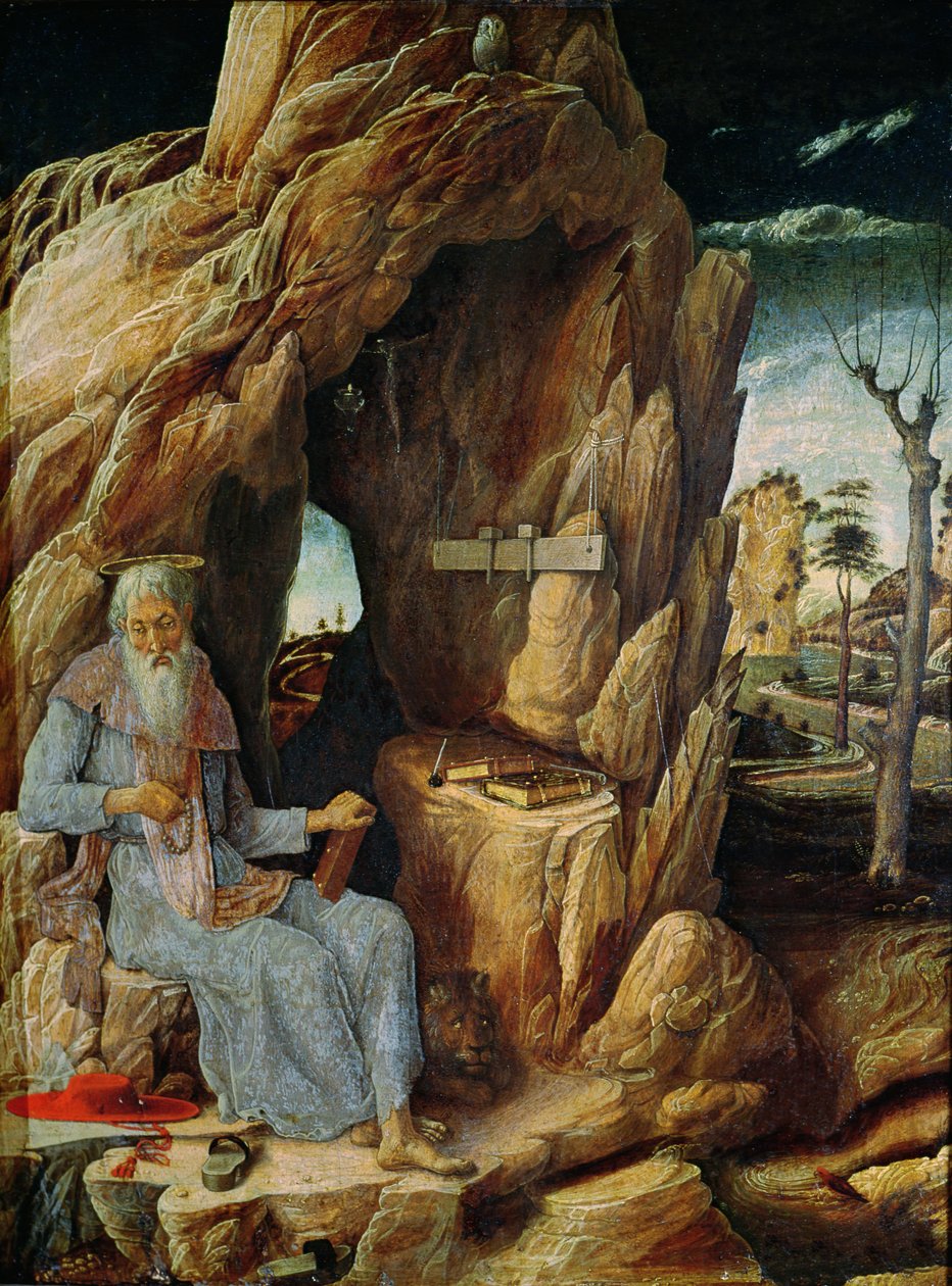 St. Jerome  by Andrea Mantegna