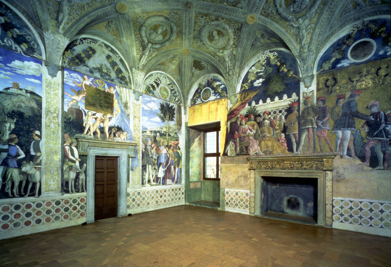 Mantua sarayından, Marchese Ludovico Gonzaga III ve karısı Brandenburglu Barbara