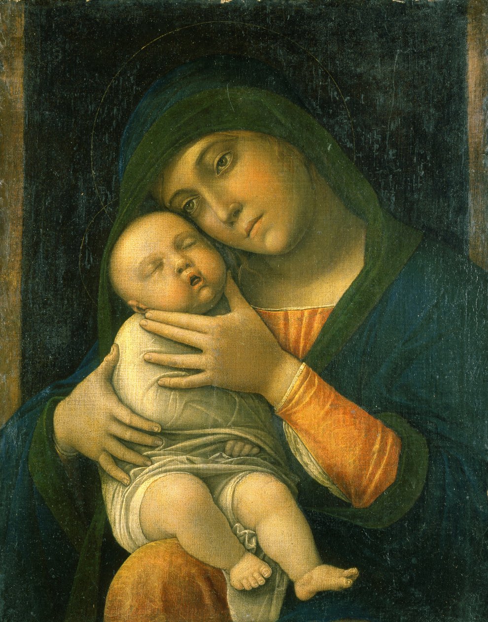 Bakire ve Çocuk by Andrea Mantegna
