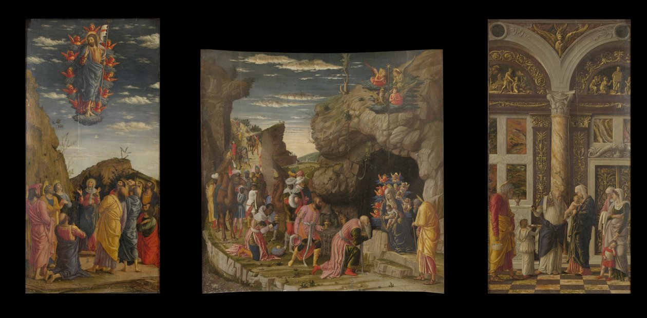 Üç Parçalı Üç Parçalı by Andrea Mantegna