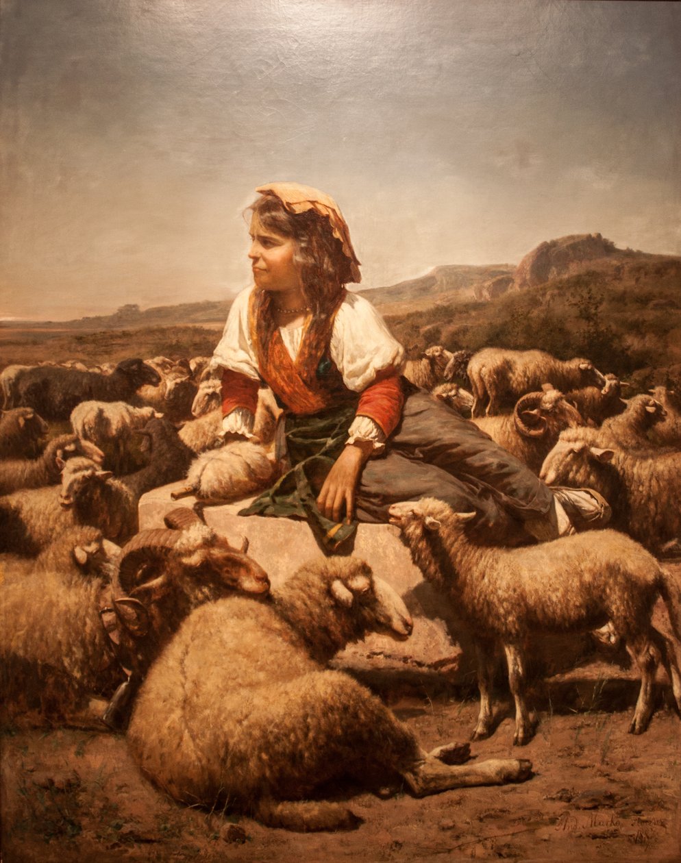 Pasztorlanykanİngilizce: Shepherd_Girln by Andreas Marko
