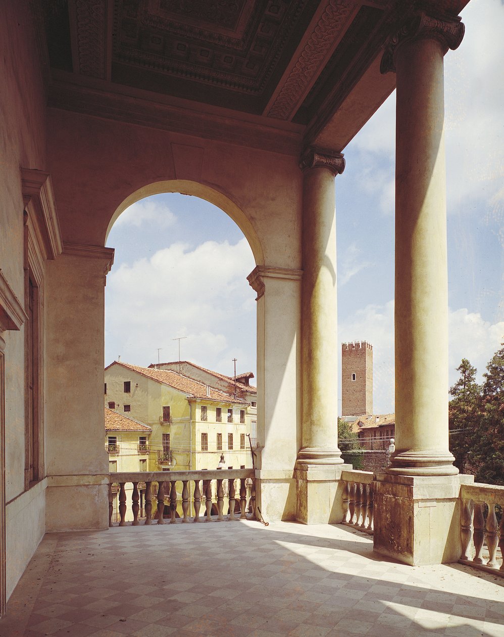Ana cephe galerisinden detay, c.1550 fotoğraf by Andrea Palladio