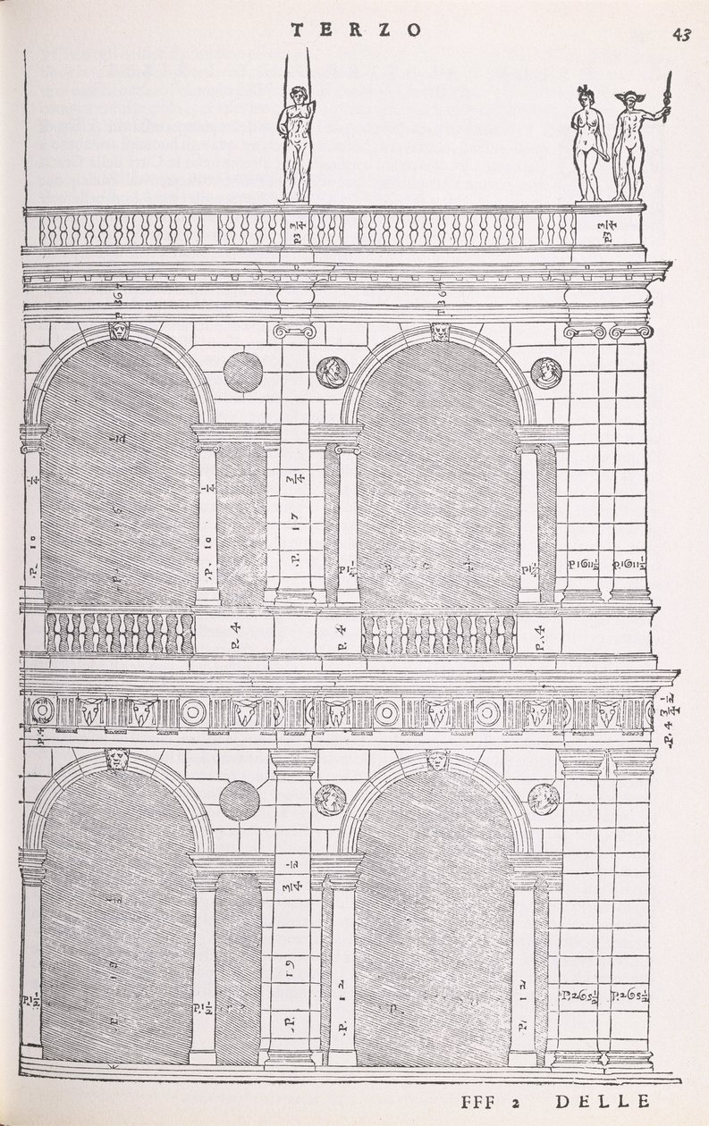 HMS Endymion ikiza igifaransa-etage ebyiri by Andrea Palladio