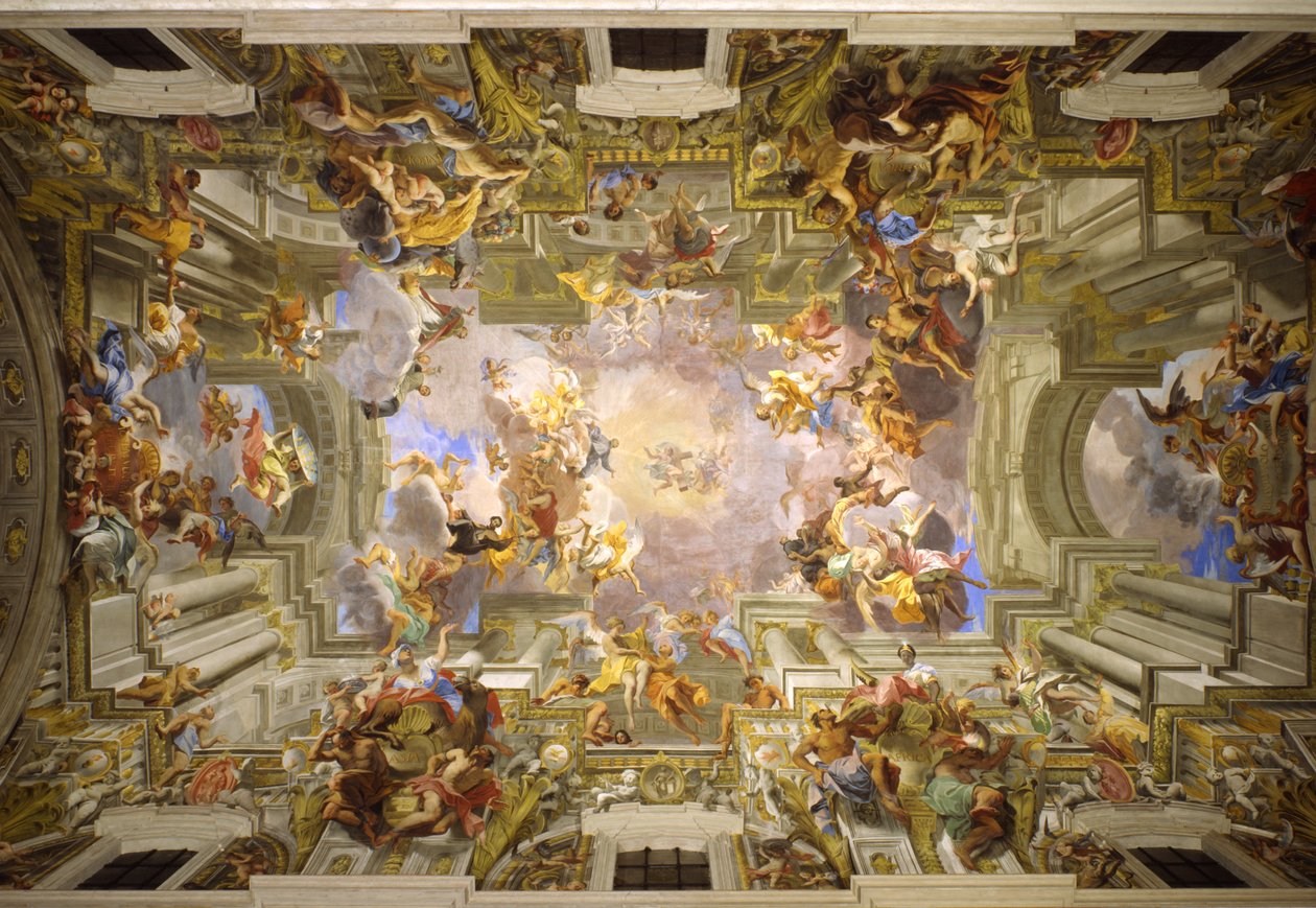 Aziz Ignatius'un Cennete Girişi, 1685-94 by Andrea Pozzo