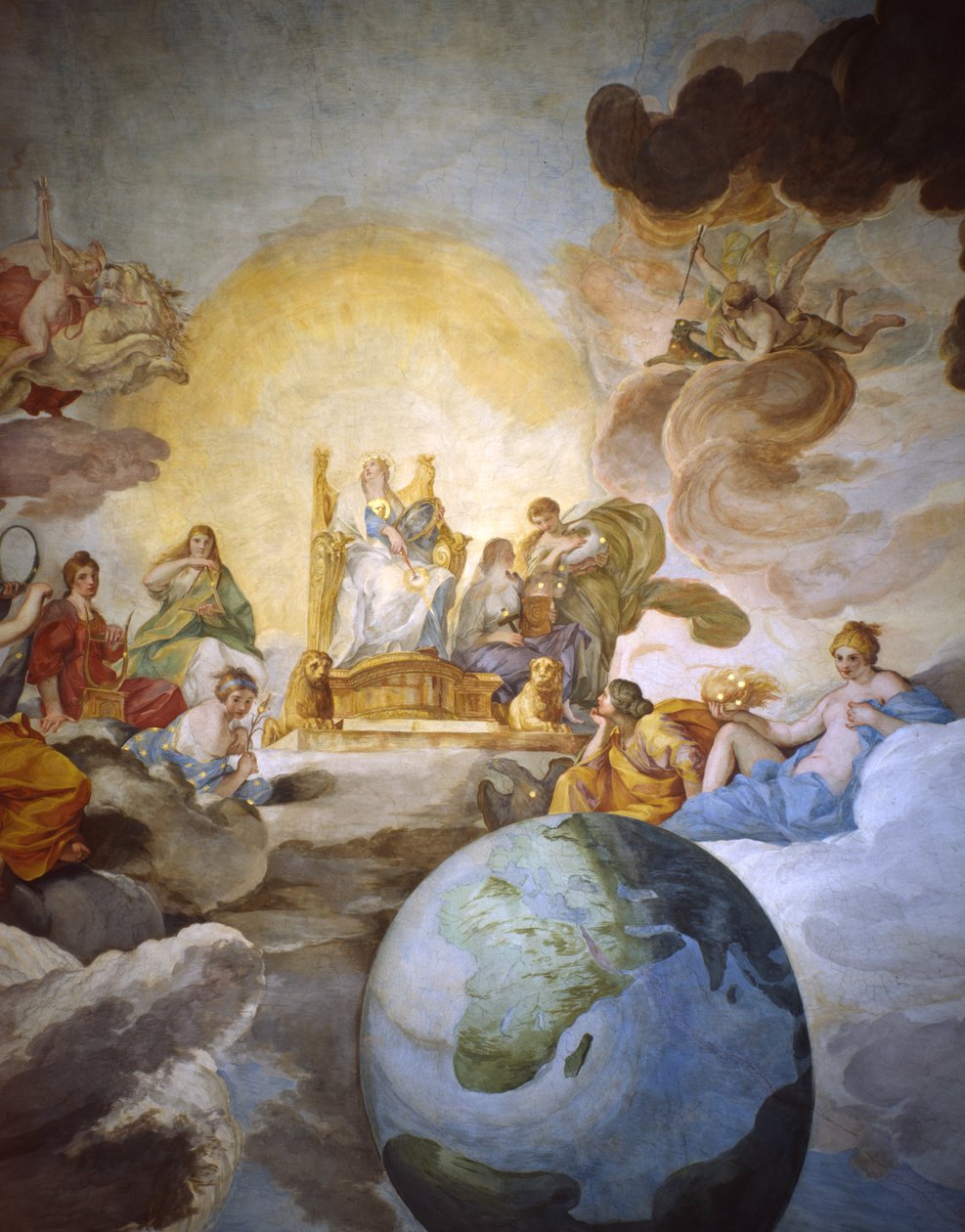 İlahi Bilgelik Alegorisi, 1629-33 by Andrea Sacchi