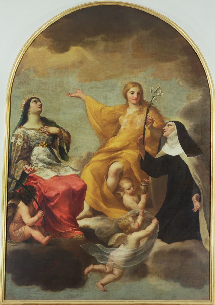 Üç Meryem, 1633 by Andrea Sacchi