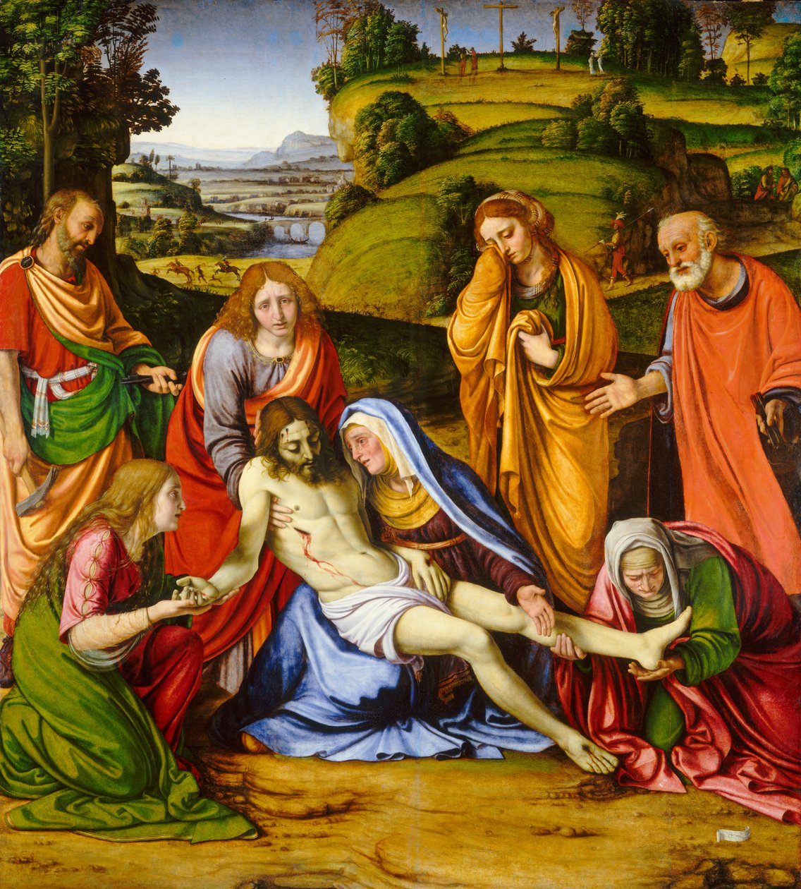 Lamentation by Andrea Solari
