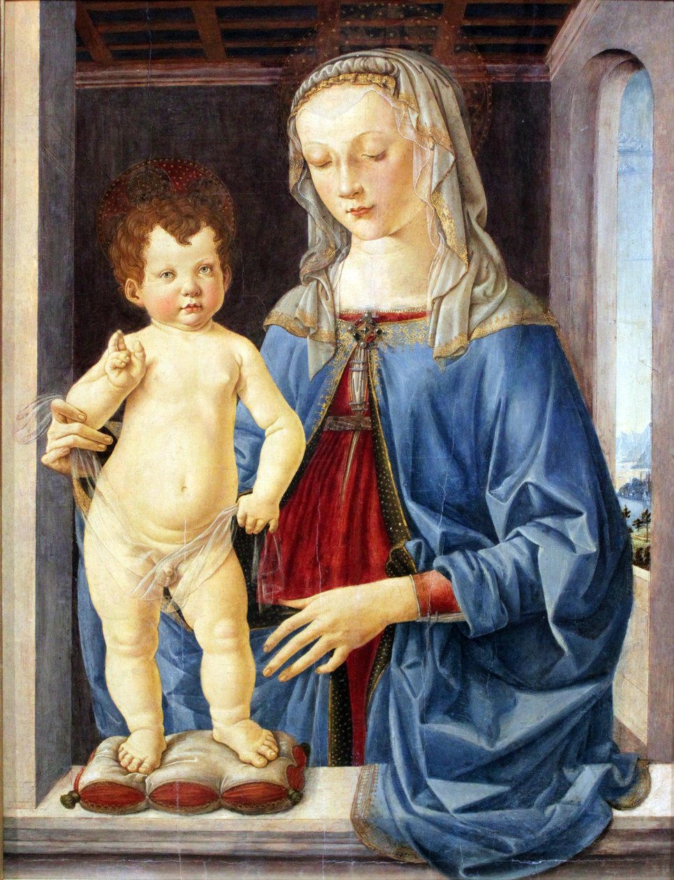 madonna ve çocuk by Andrea Verrocchio