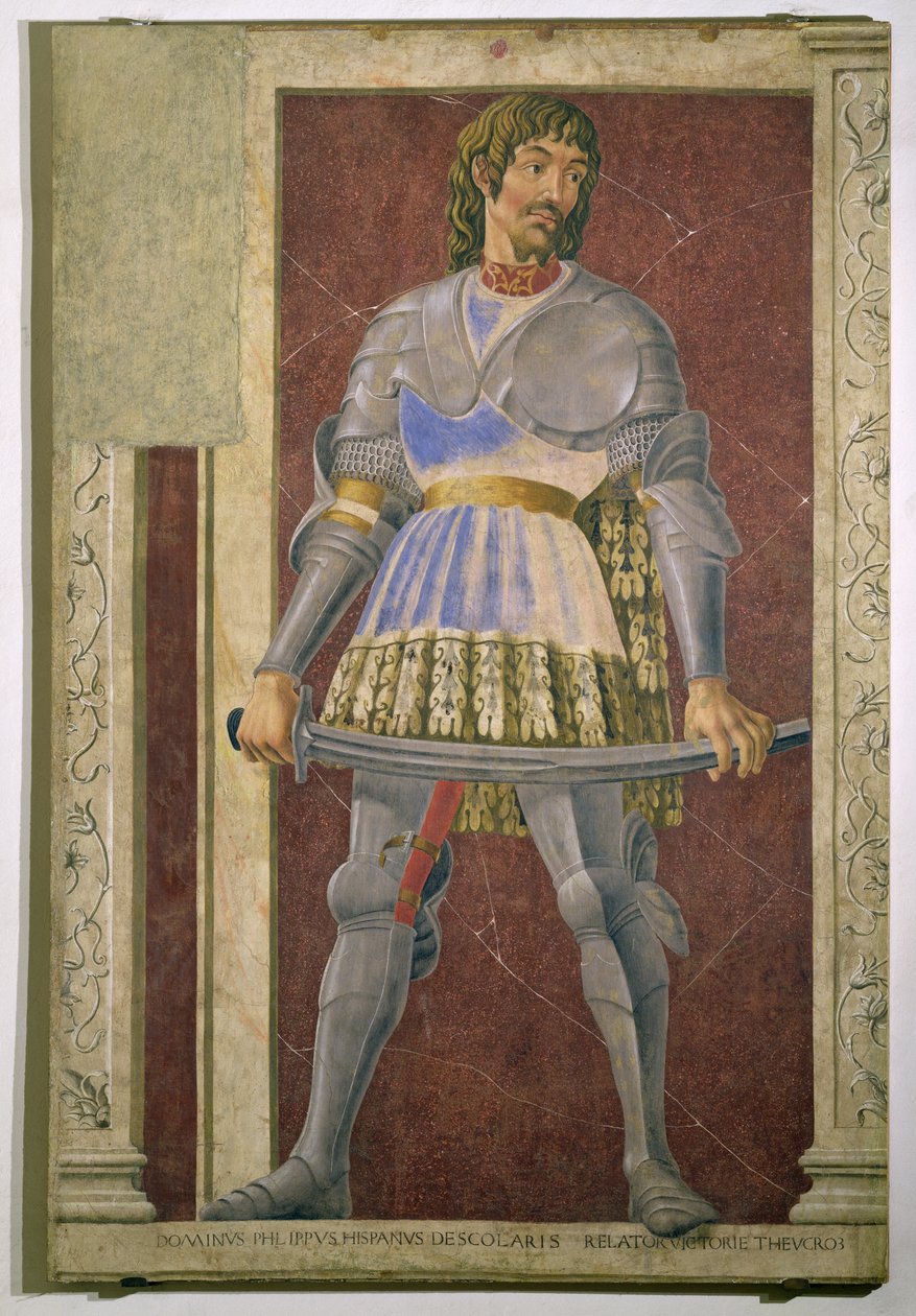 Ünlü erkek ve kadınlardan oluşan Villa Carducci serisinden Pippo Spano (1369-1426), c.1450 by Andrea del Castagno