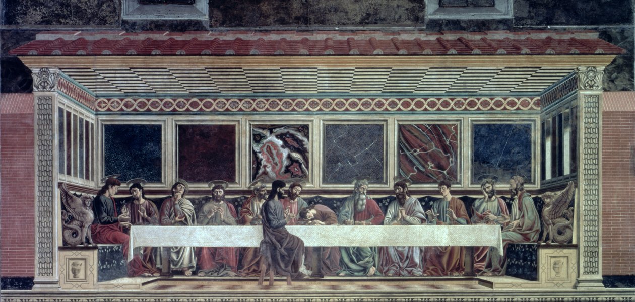 Son Akşam Yemeği, c.1447 by Andrea del Castagno