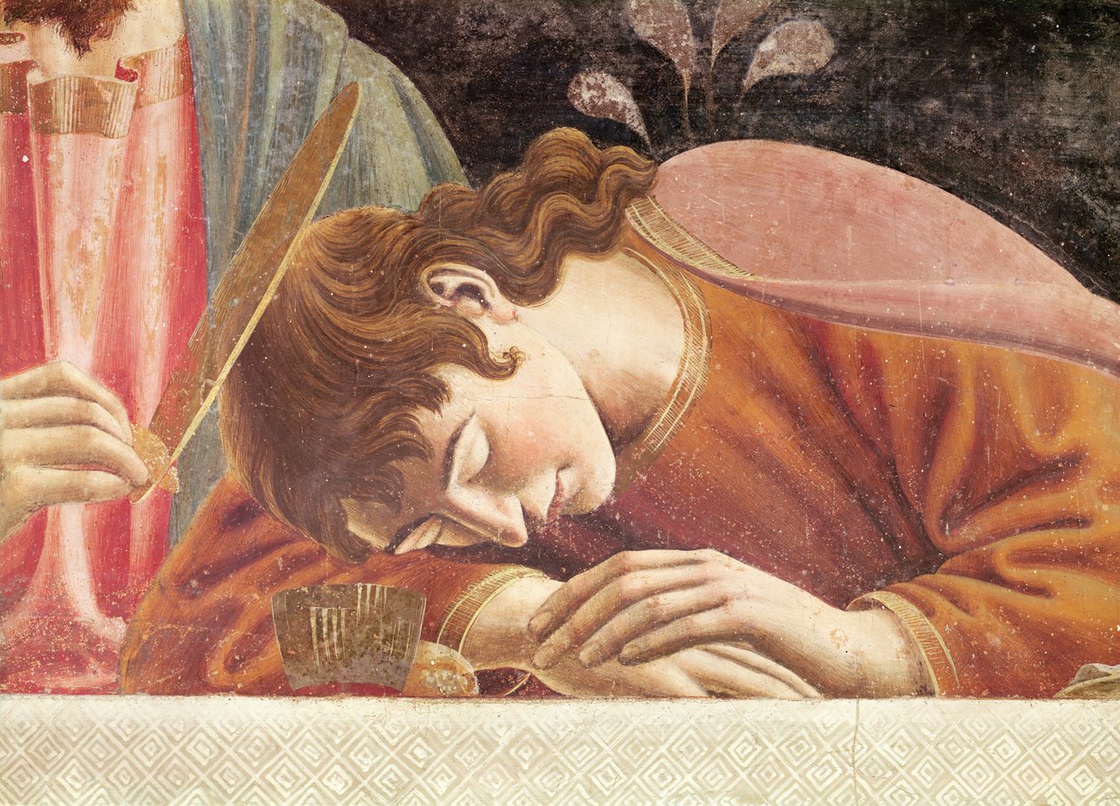 Son Akşam Yemeği, Aziz Yuhanna detayı, 1447 (85172 detayı) by Andrea del Castagno