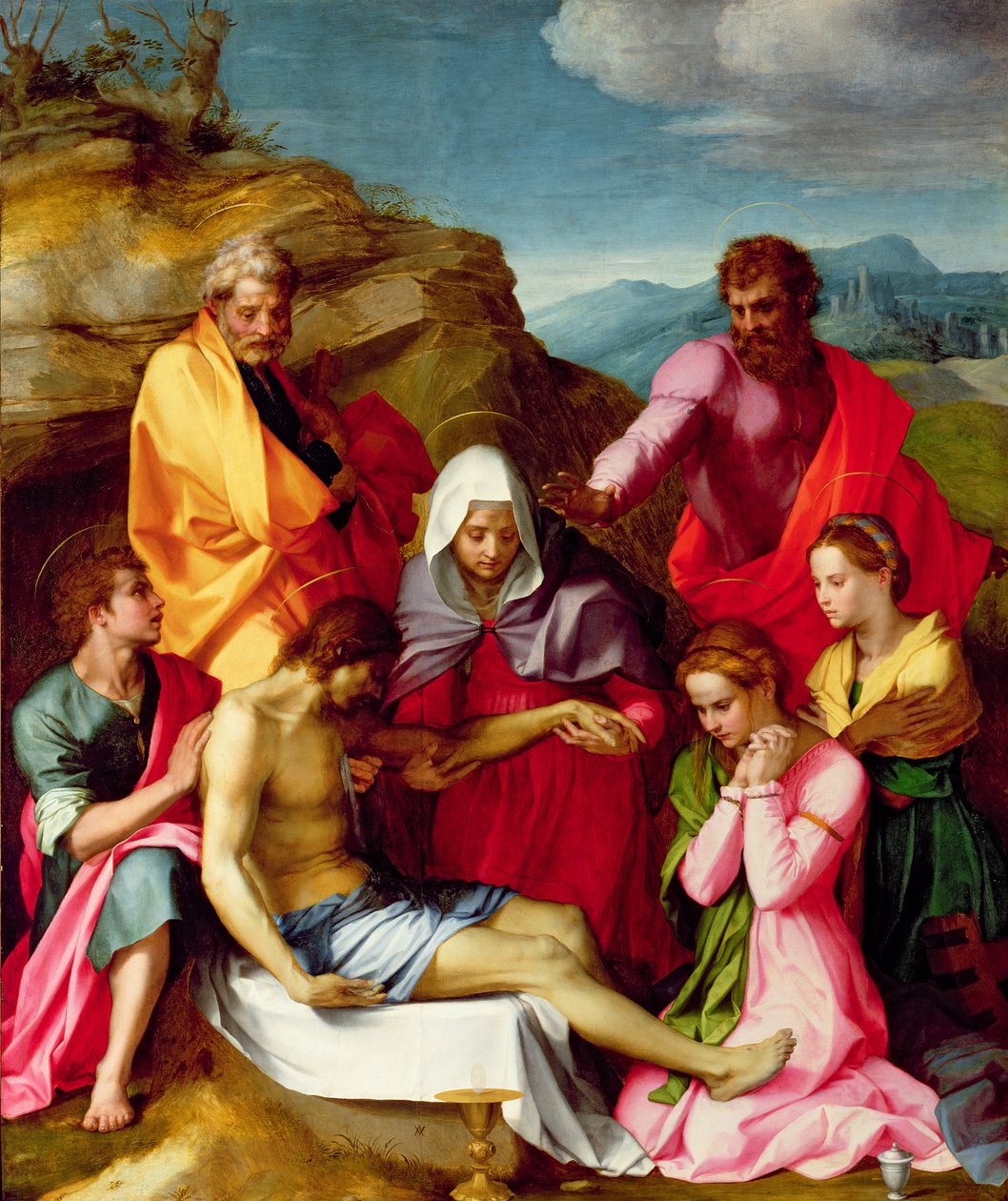 Meryem Ana ve Azizler ile İfade, 1523-24 by Andrea del Sarto