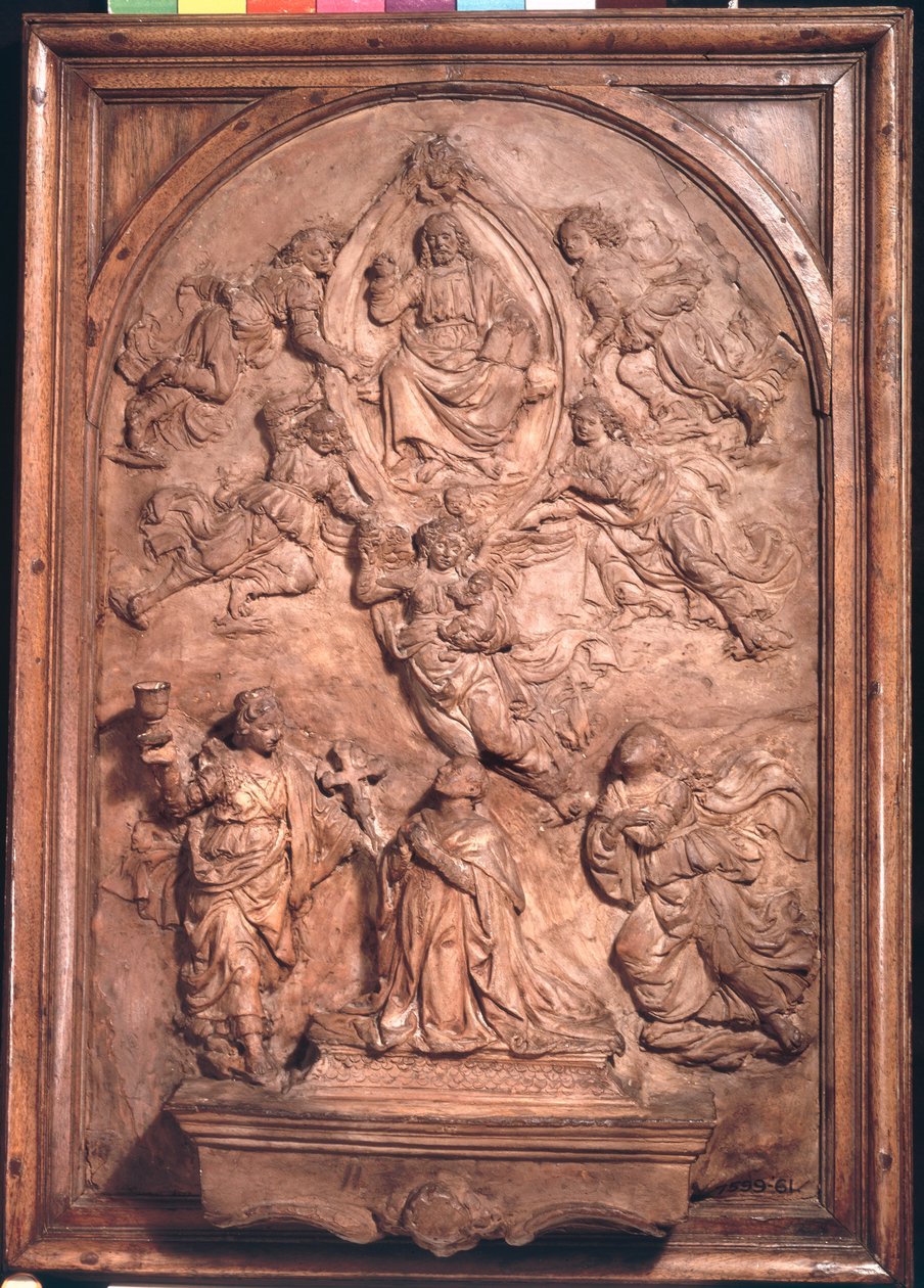 Forteguerri Cenotaph (ahşap) için eskiz by Andrea del Verrocchio