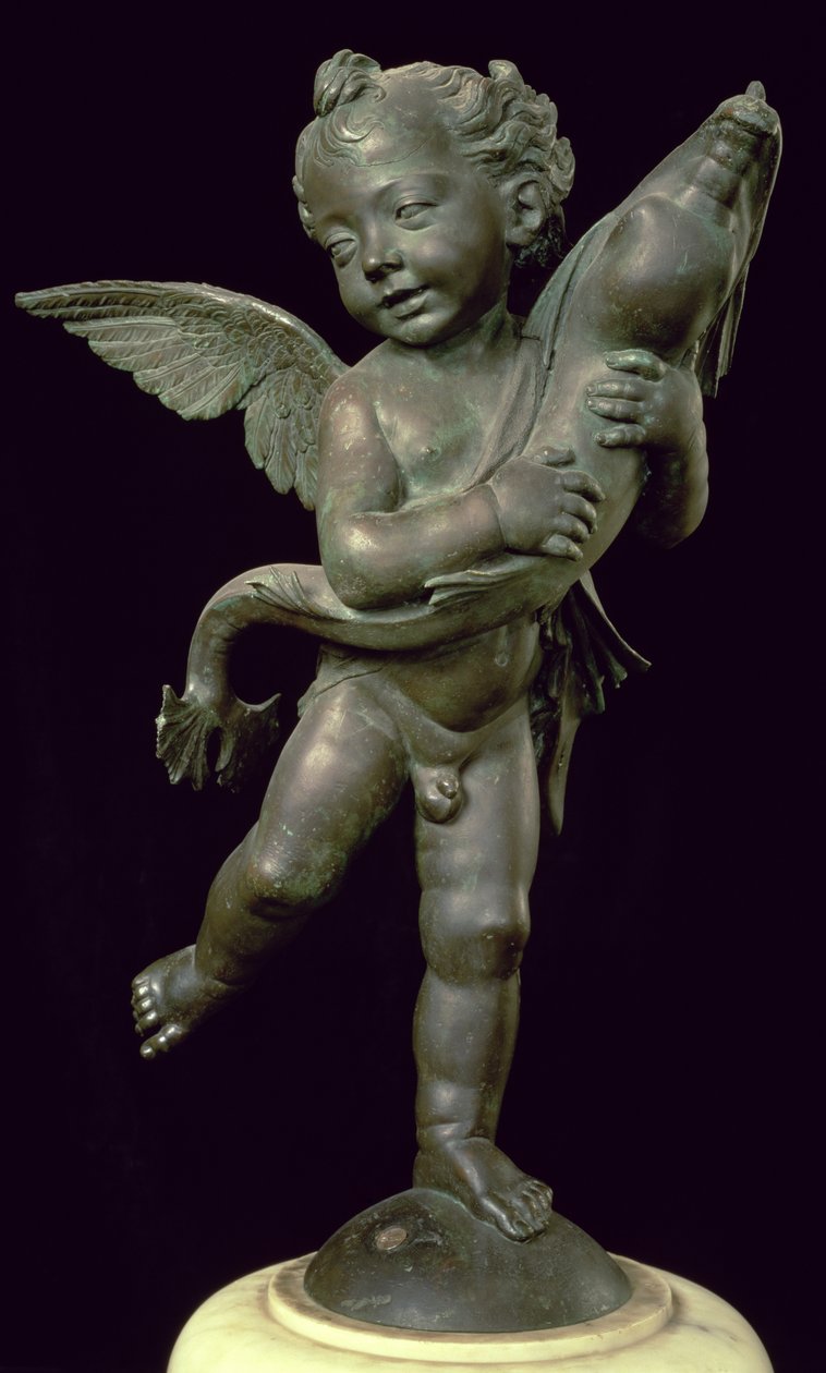 Yunuslu putto, 1565 (bronz) by Andrea del Verrocchio