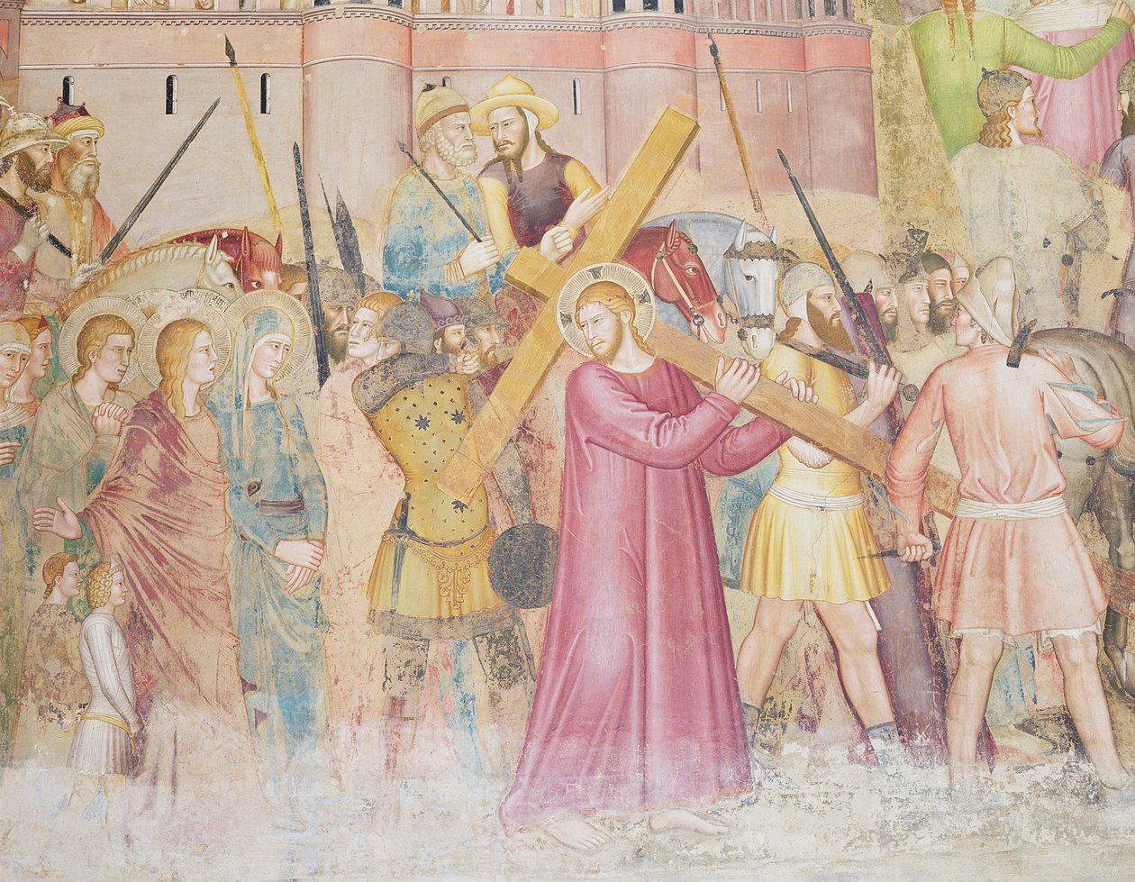 Calvary Yolu, Capellone degli Spagnoli, 1365-67 by Andrea di Bonaiuto