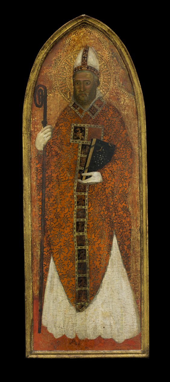 Bari Aziz Nikolaos, c.1365 (ahşap üzerine tempera ve altın varak) by Andrea di Bonaiuto fl.1343 77 Andrea di Bonaiuto fl.1343 77