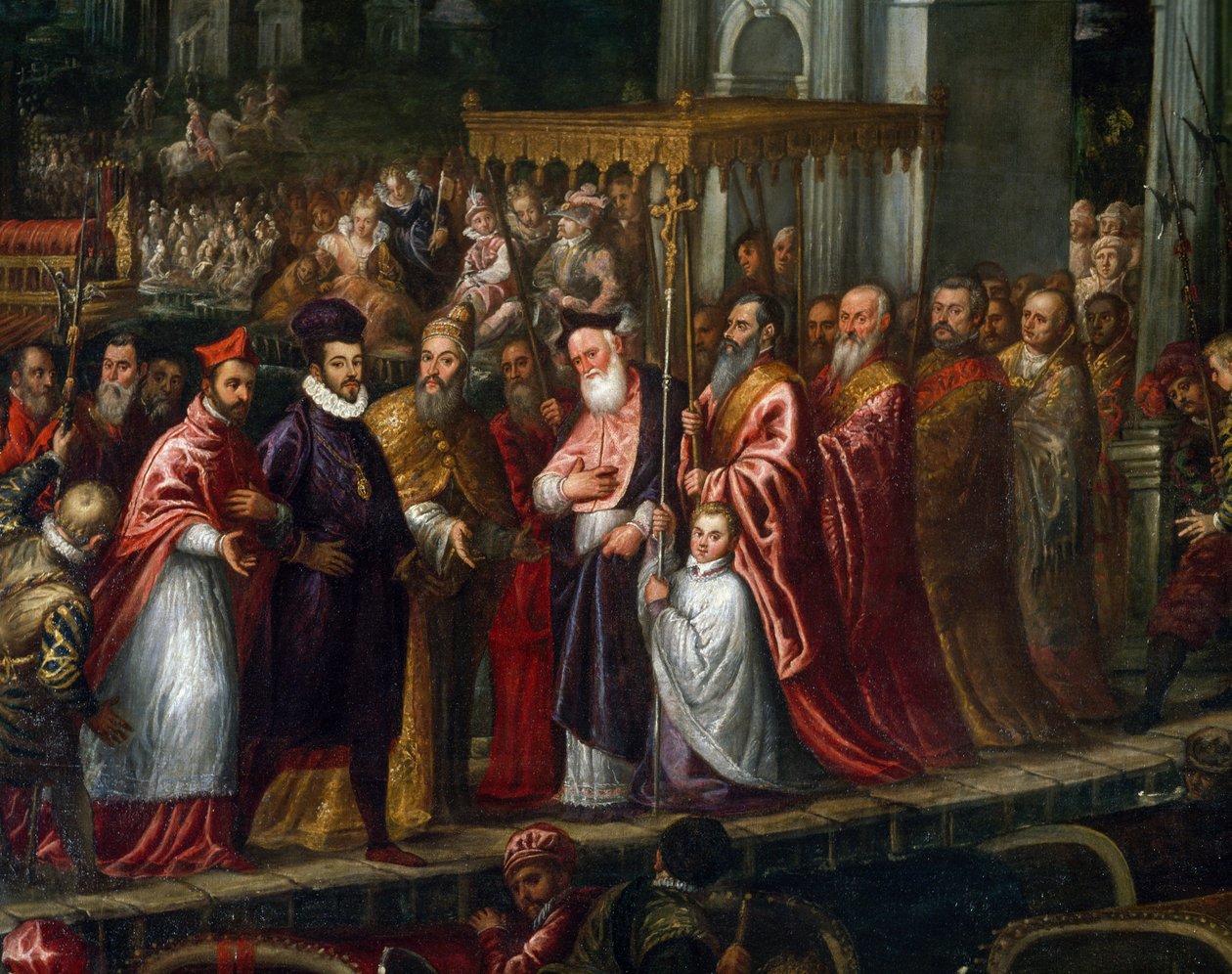 Doge Mocenigo ve Patrik Trevisan, 1574