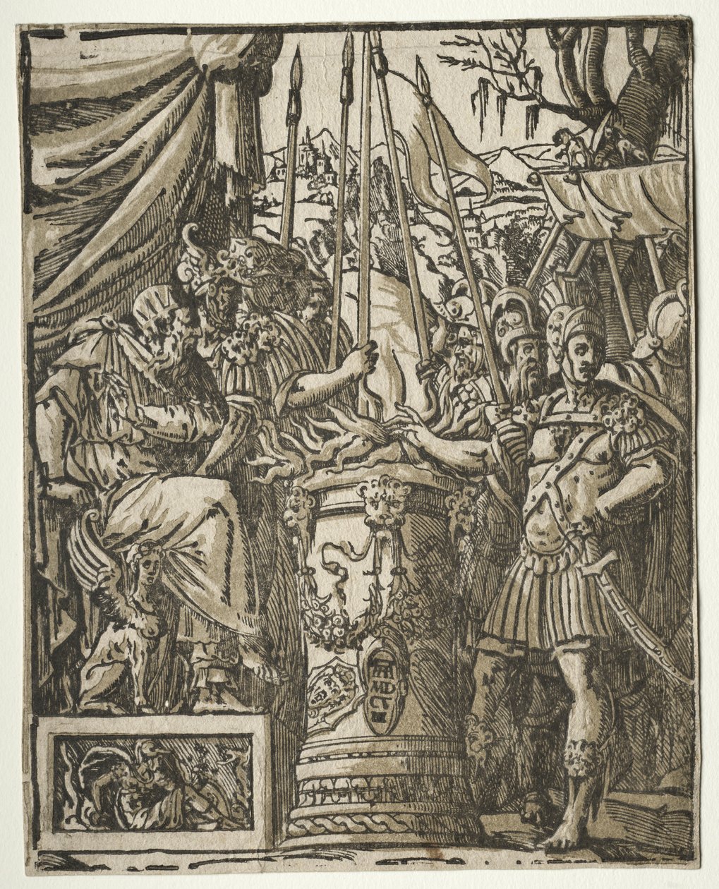 Mucius Scaevola by Andrea Andreani