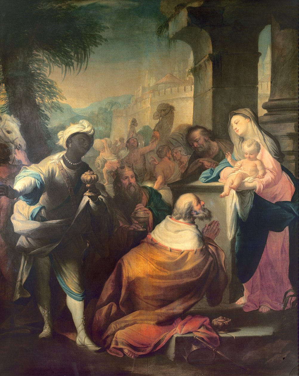The Adoration of the Magi, c.1750 (ayrıntılı bilgi için bkz. 87286) by Andrea Casali