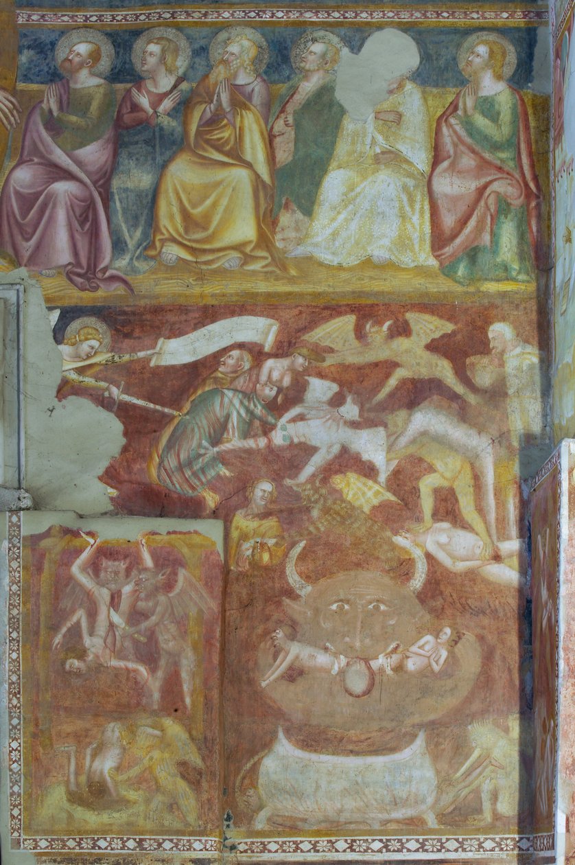 Lanetlilerin İşkenceleri (fresk) by Andrea De Bruni