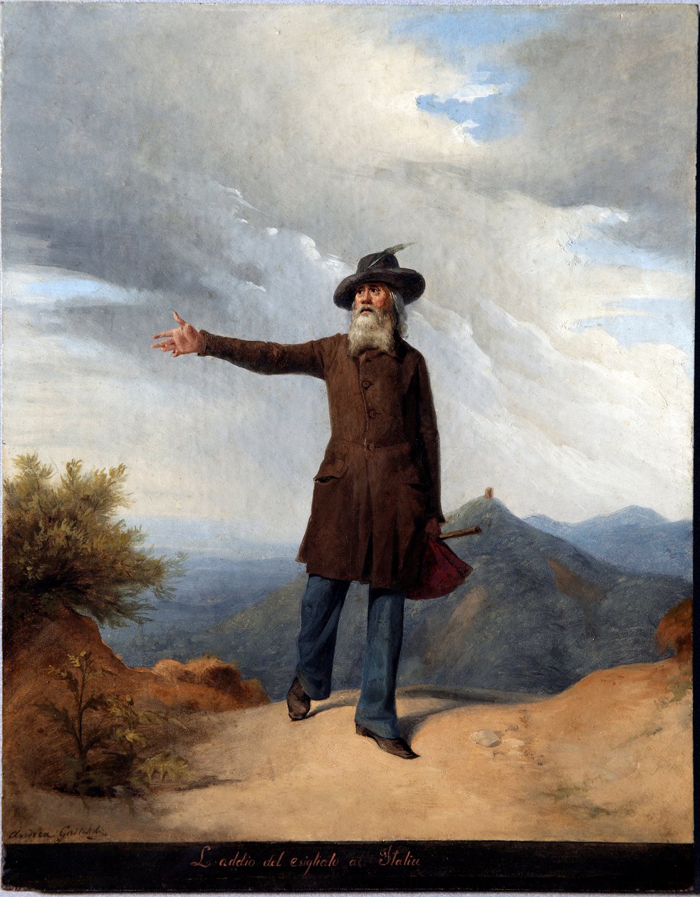 Sürgüne veda. Giuseppe Mazzini