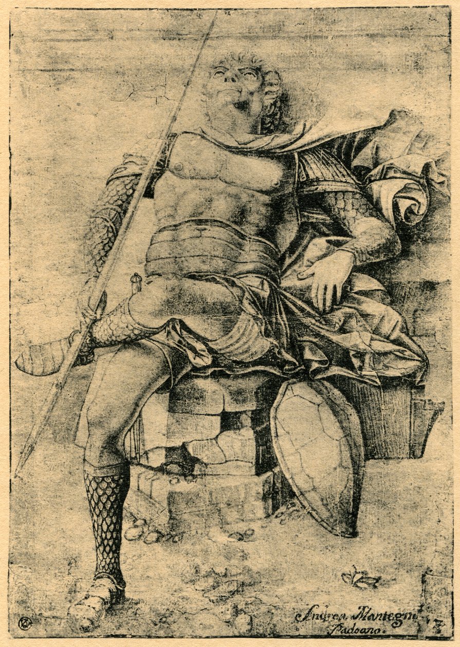 Uyuyan Bir Asker, 1913. by Andrea Mantegna