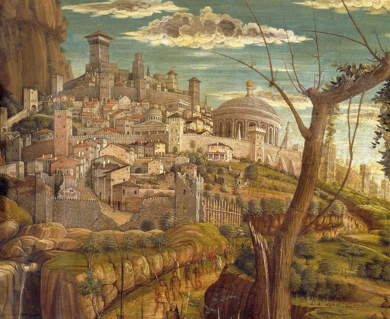Bahçede Acı, Andrea Mantegna (1431-1506), ahşap üzerine tempera, 71x94 cm, Kudüs
