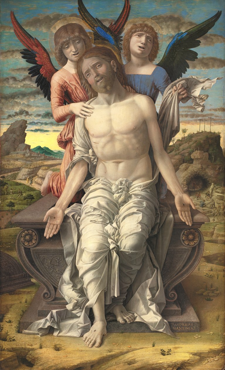 Acı Çeken Kurtarıcı Olarak Mesih by Andrea Mantegna