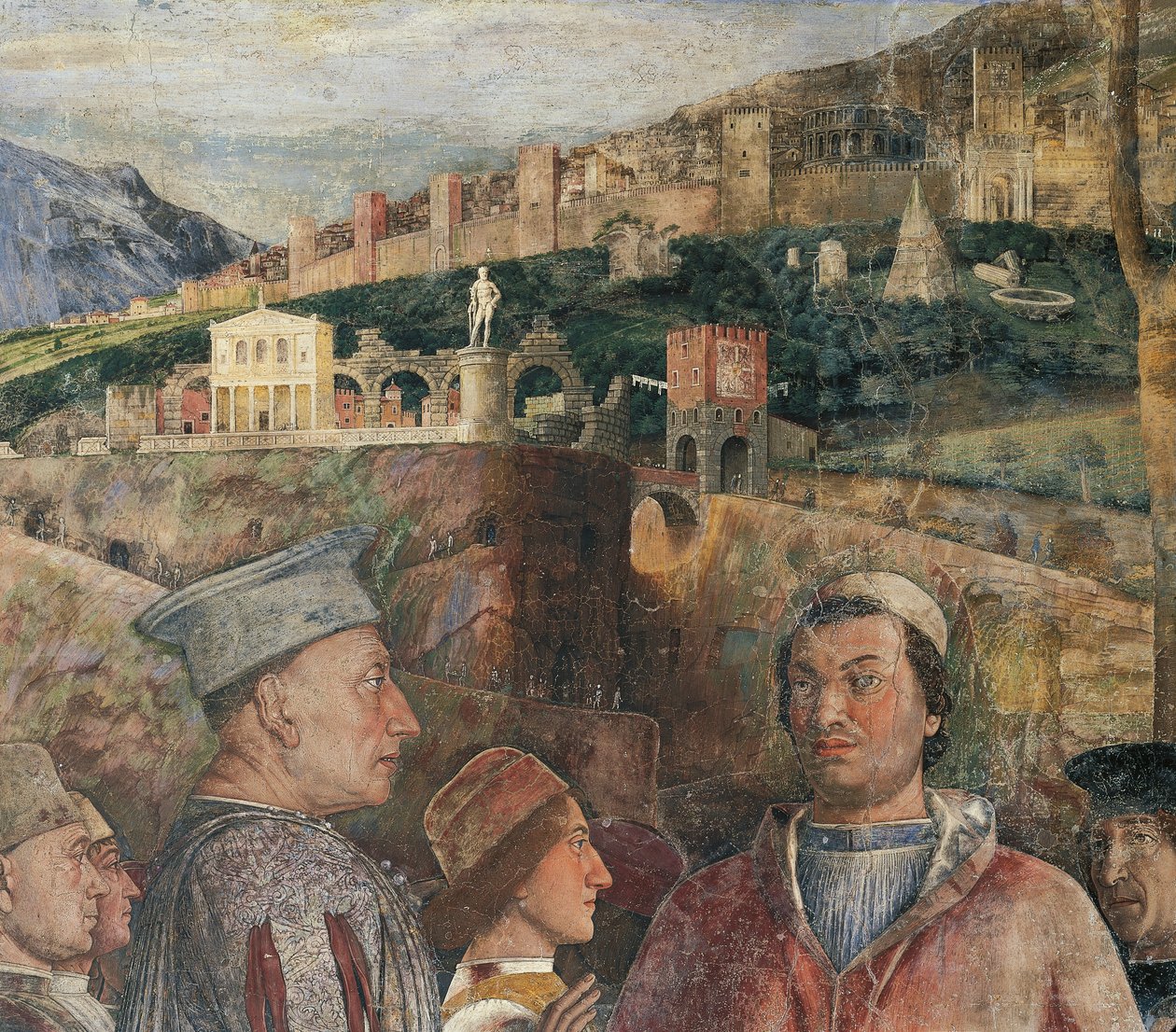 Andrea Mantegna (1431-1506) St George Kalesi, Mantua tarafından Gelin Odası