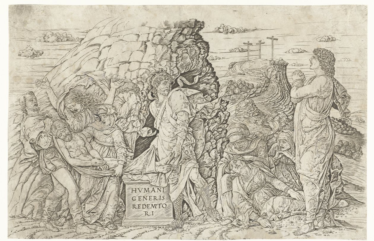 İsa'nın cenazesi by Andrea Mantegna