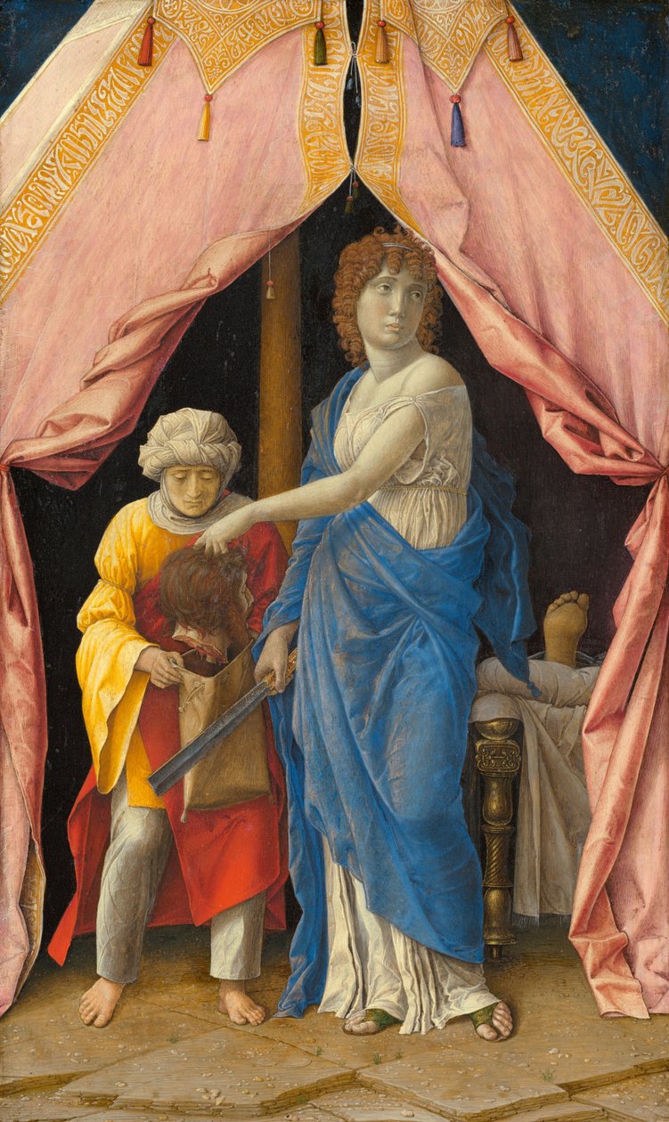 Holofernes Başkanı ile Judith, c. 14951500 by Andrea Mantegna