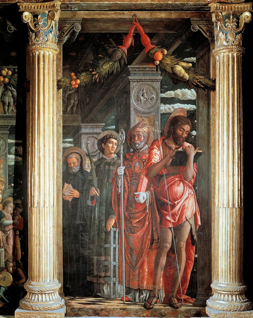 Aziz John ve Lorenzo ve iki Aziz, San Zeno Altarpiece