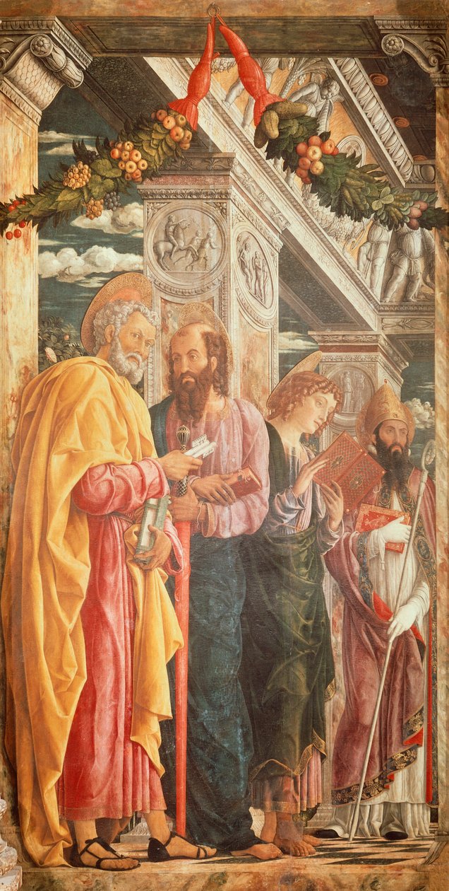 Aziz Peter ve Paul ve iki Aziz, San Zeno Altarpiece