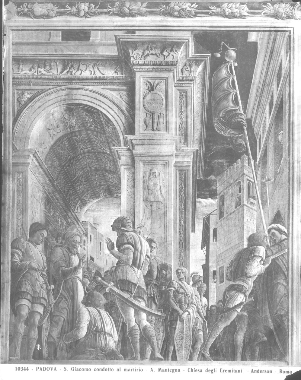 Aziz James İnfaz Yolunda (detay) by Andrea Mantegna