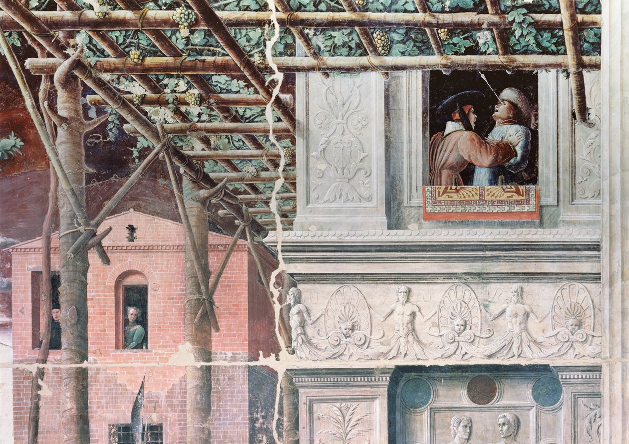 Aziz Christopher Şehitliği, c.1450-56 (fresk) by Andrea Mantegna
