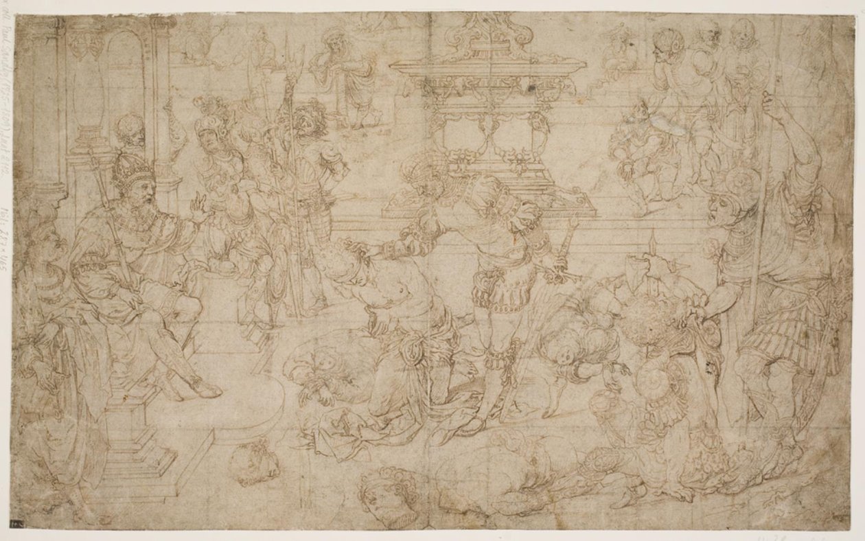 On Bin Hristiyanın Şehadeti by Andrea Mantegna