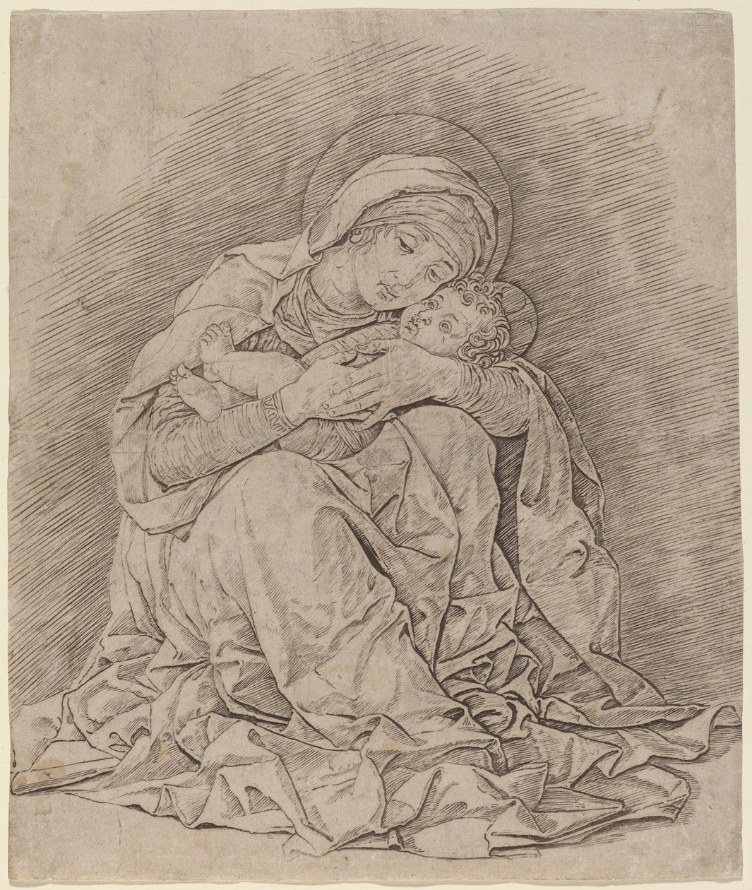 Bakire ve Çocuk by Andrea Mantegna