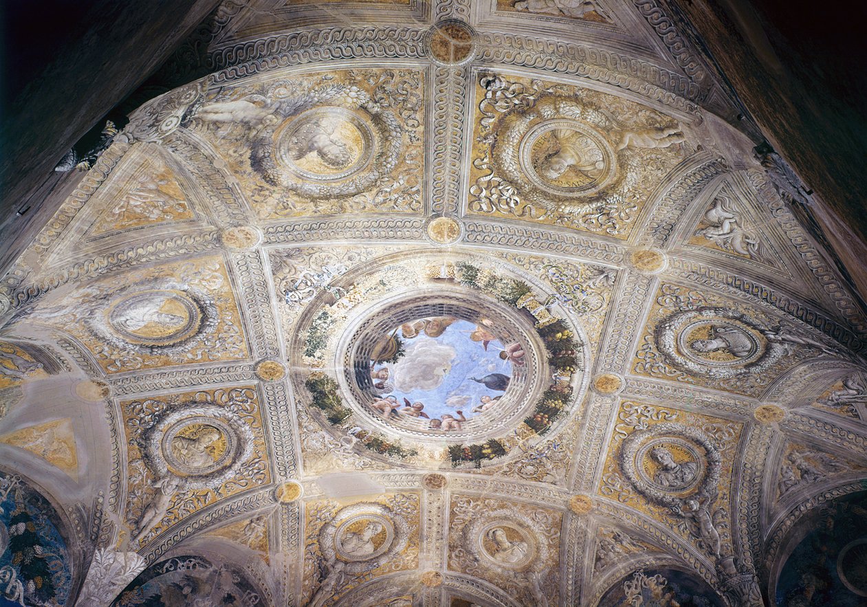 Gelin Odası Sezar ve Oculus'un Zaferi, 1473 dolayları (fresk) by Andrea Mantegna
