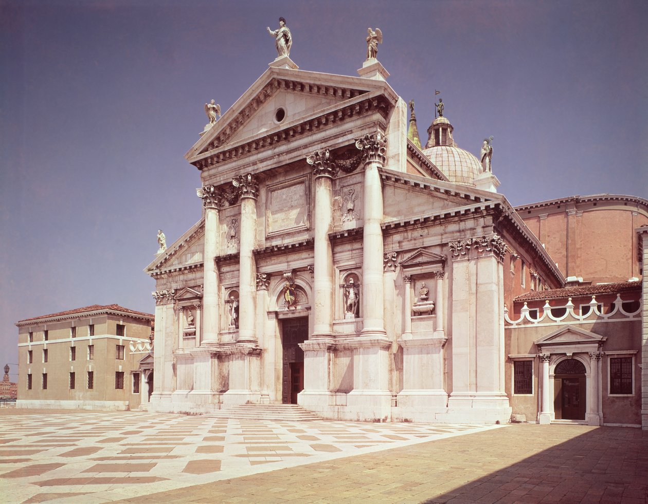 1607-11 inşa edilmiş cephenin görünümü by Andrea Palladio