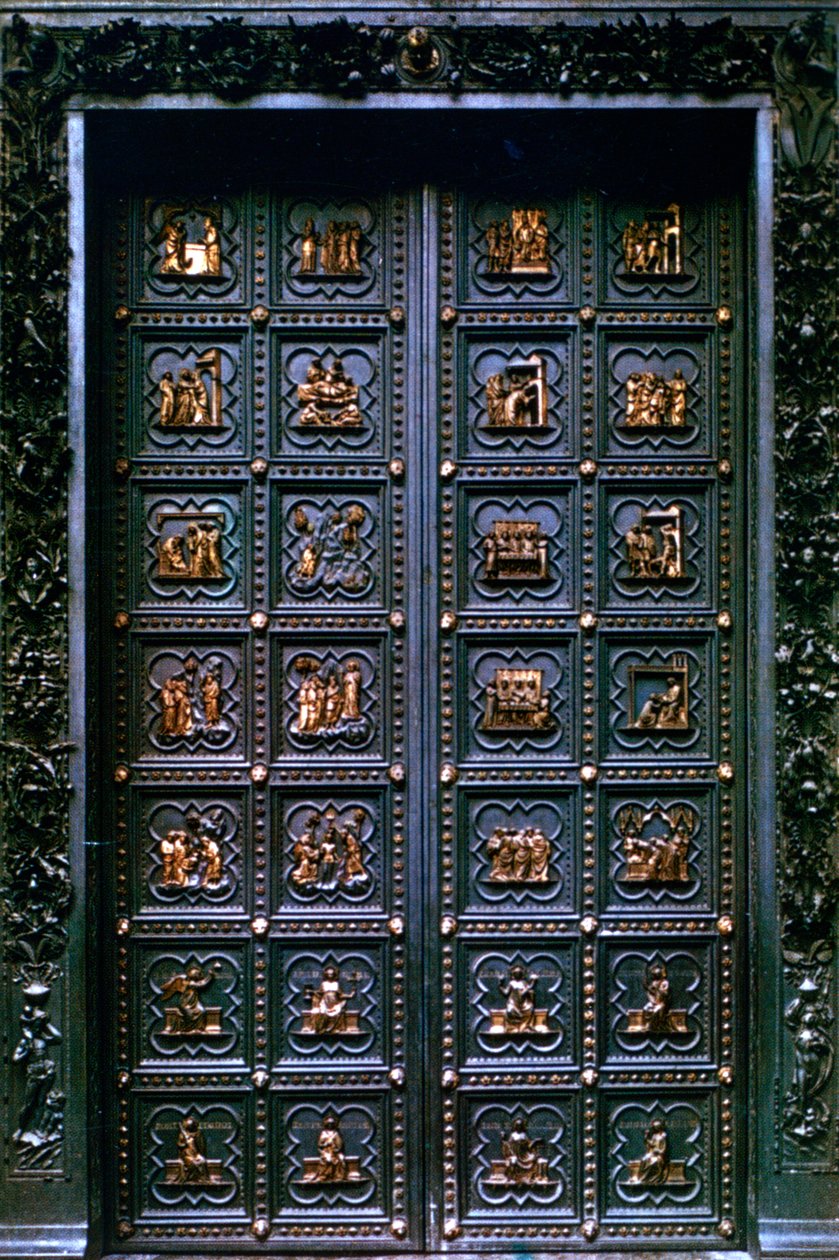 San Giovanni Vaftizhanesinin Güney Kapısı, 1336 by Andrea Pisano