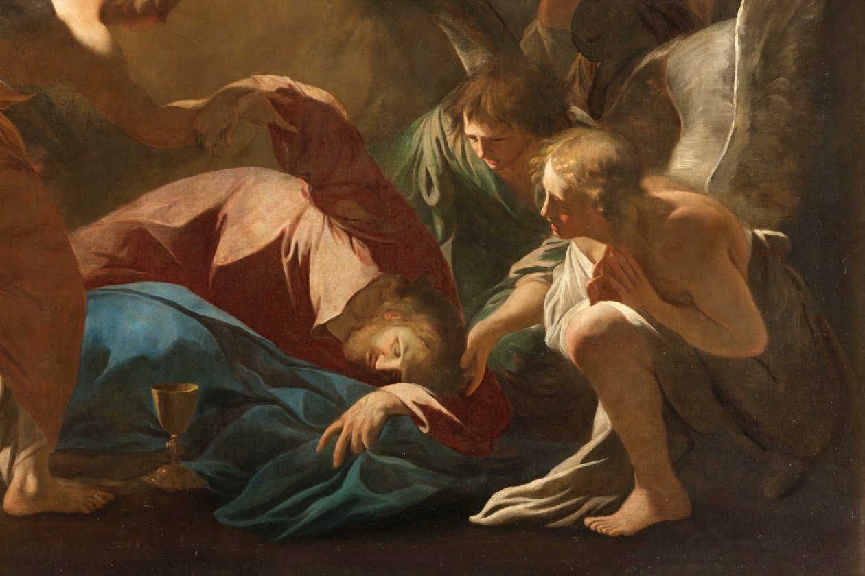 Milano, San Francesco da Paola Kilisesi, Andrea Pozzo, Melekler Gethsemane Bahçesinde İsa