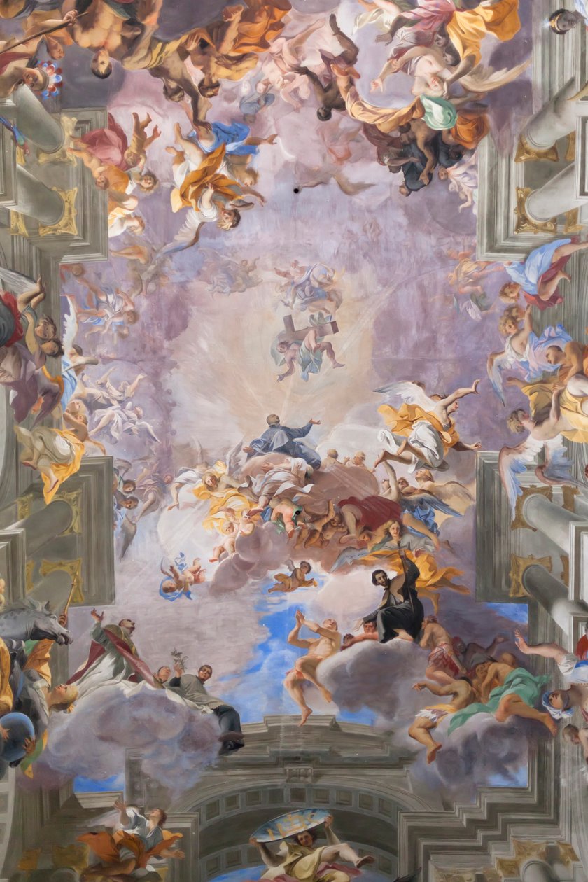 Sant' Ignazio di Loyola Kilisesi, Roma, İtalya by Andrea Pozzo