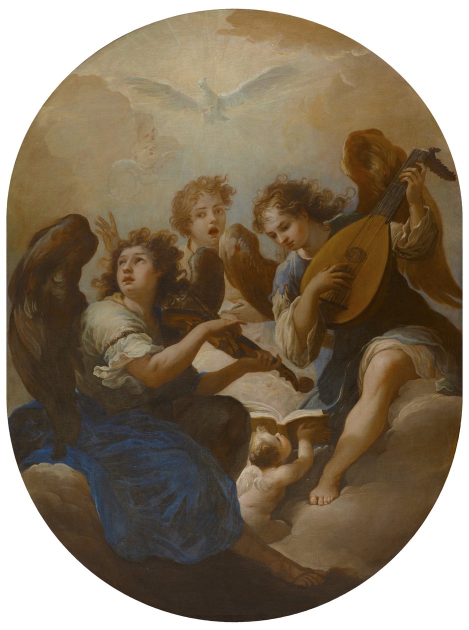 Üç Müzik Yapan Melek, 1720