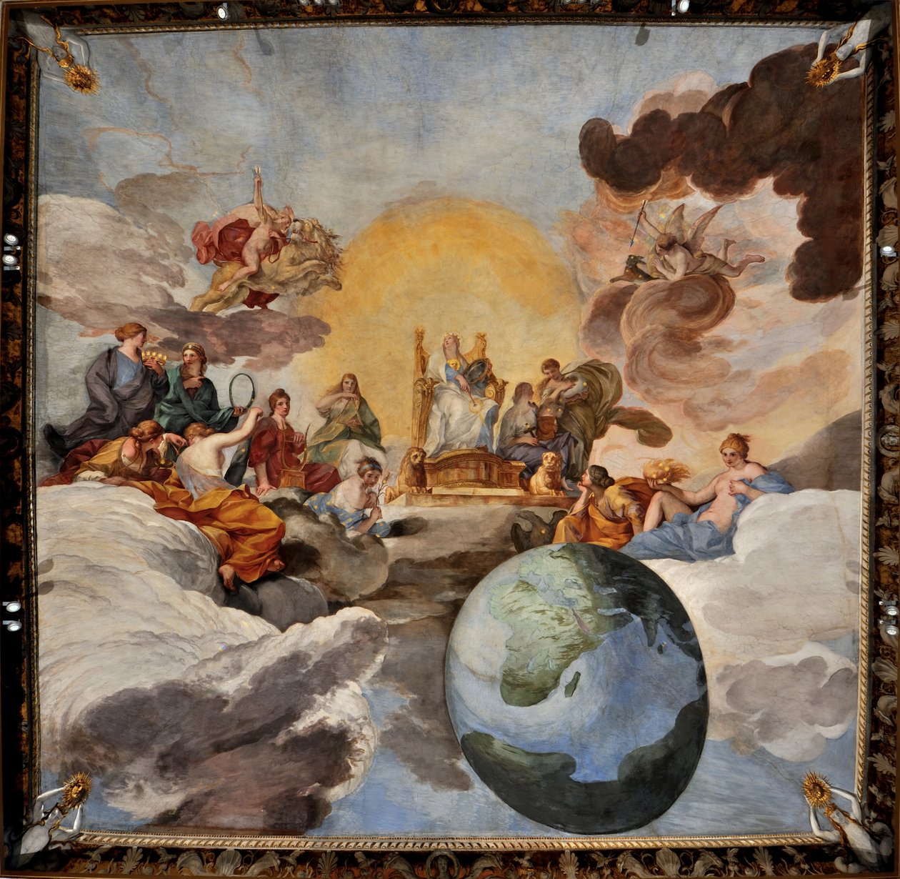 İlahi Bilgeliğin Zaferi, 1629-1631. by Andrea Sacchi