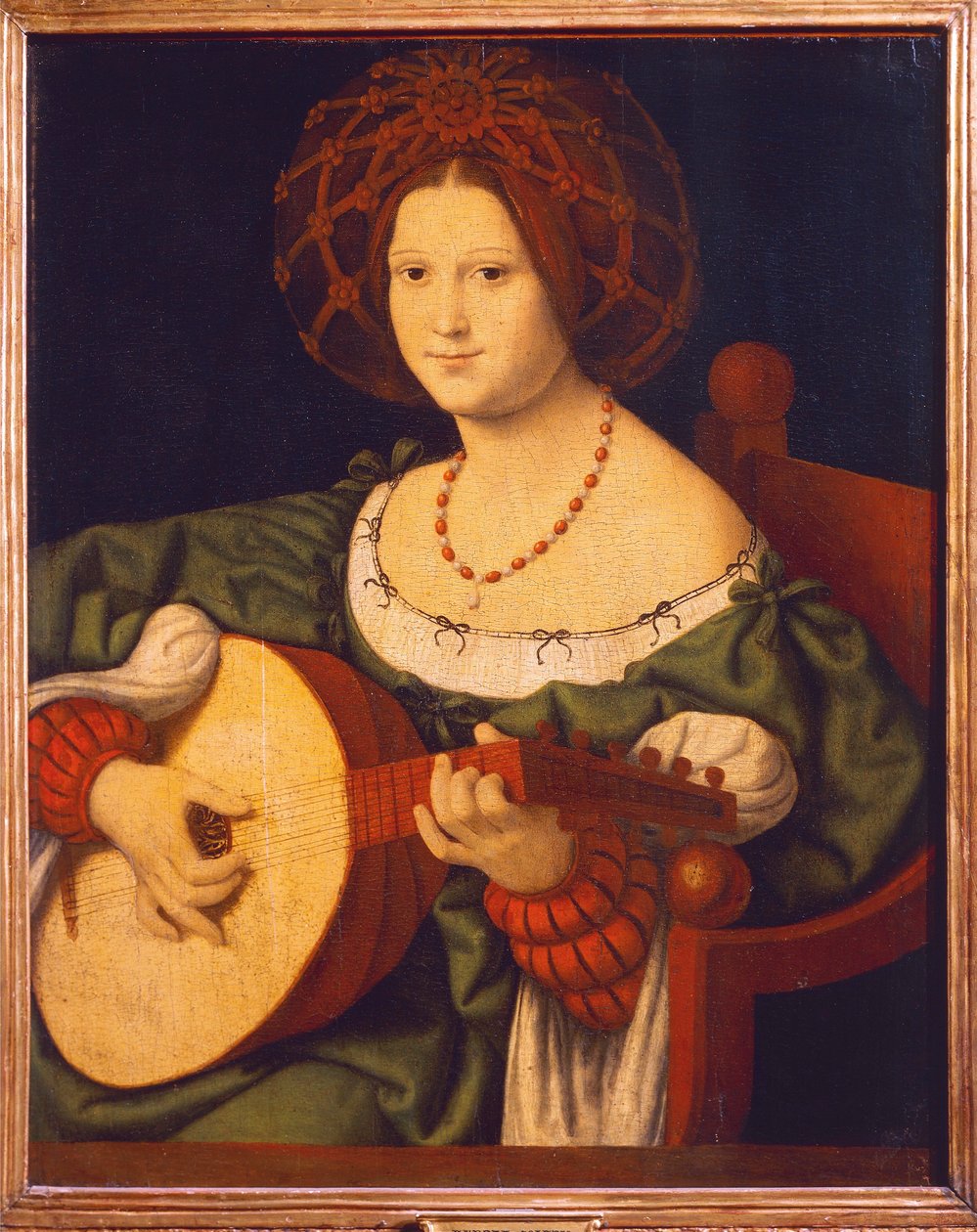İtalya, Roma, Ud çalar by Andrea Solario