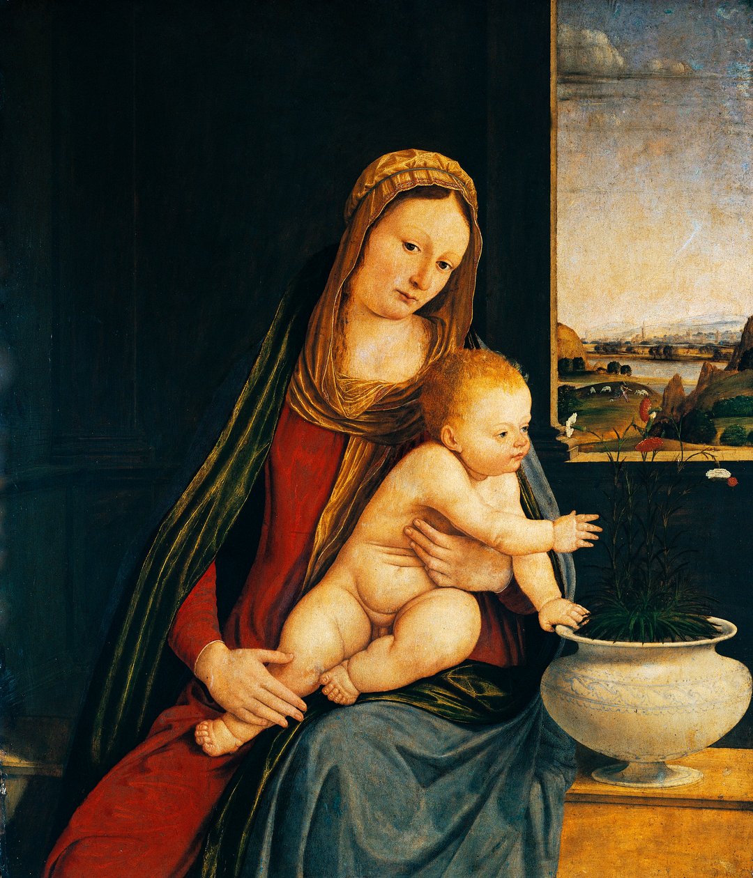Madonna ve Karanfillerin Çocuğu veya Madonna